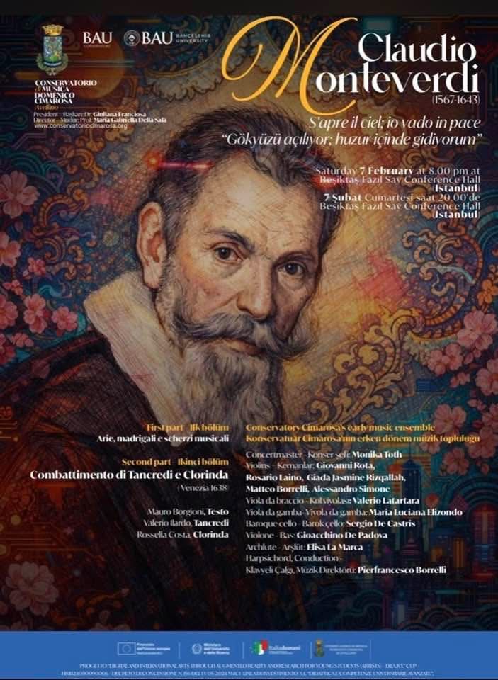 Manifesto del progetto internazionale Il combattimento di Tancredi e Clorinda tra Avellino e Istanbul.